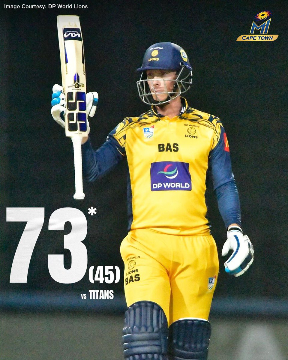 Rinse and repeat for Rassie 🔁 Second consecutive 50 for our opener as Lions clinch the #CSAT20Challenge SF. 🔥 #OneFamily