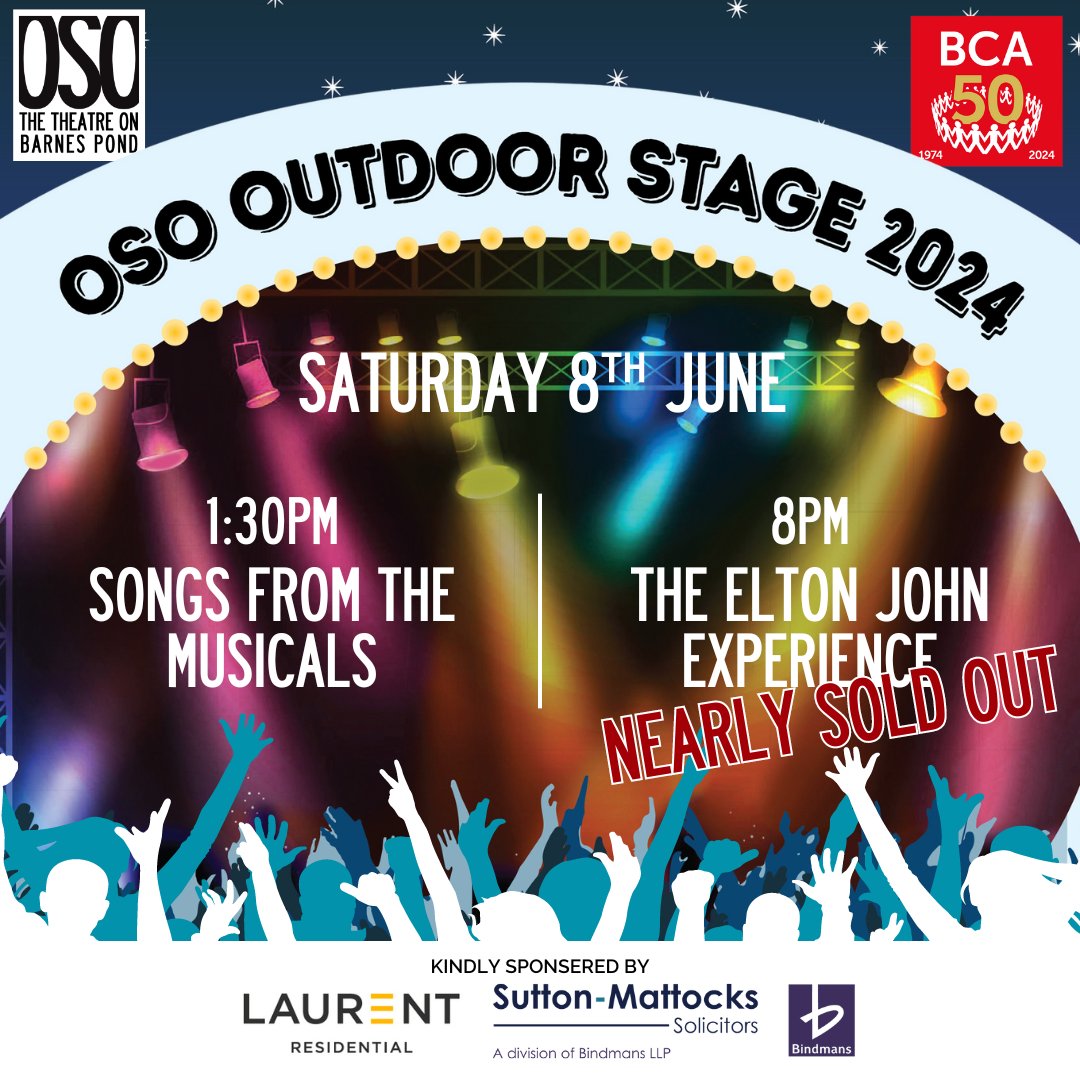 Just over a month left before the OSO Outdoor Stage 2024 and tickets for The Elton John Experience are almost gone! Don't miss out on what is sure to be a night to remember and book now before it's too late.