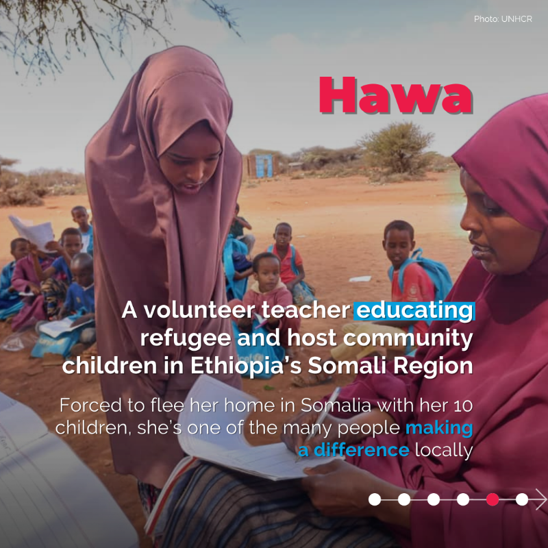 UNOCHA's tweet photo. 21M people in #Ethiopia need humanitarian assistance.

Behind this staggering number are children, women and men with dreams and aspirations.

Here are some of their stories of hope and resilience, as they grapple with the impacts of hostilities and devastating climate shocks. ⬇️