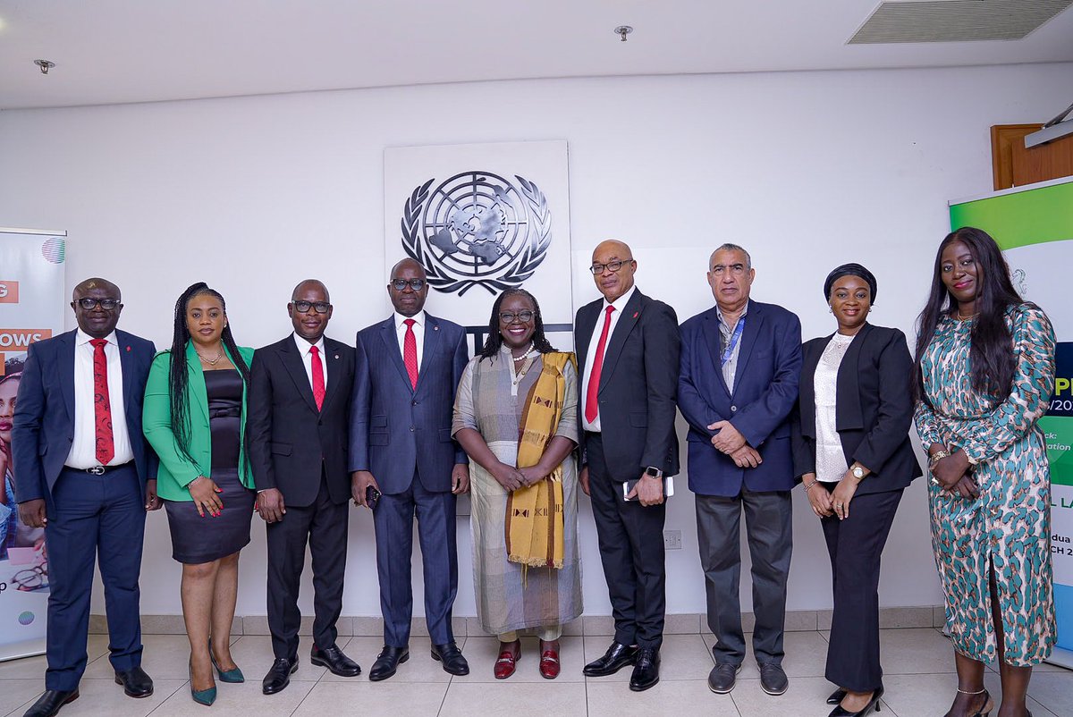 Following my meeting with @TonyOElumelu, Chairman @Heirs_Holdings in Lagos, it was an honor to host the leadership team from @UBAGroup in Abuja where we jointly explored areas of possible 🤝 btwn our two institutions! This collaboration will advance 🇳🇬’s development dividend.