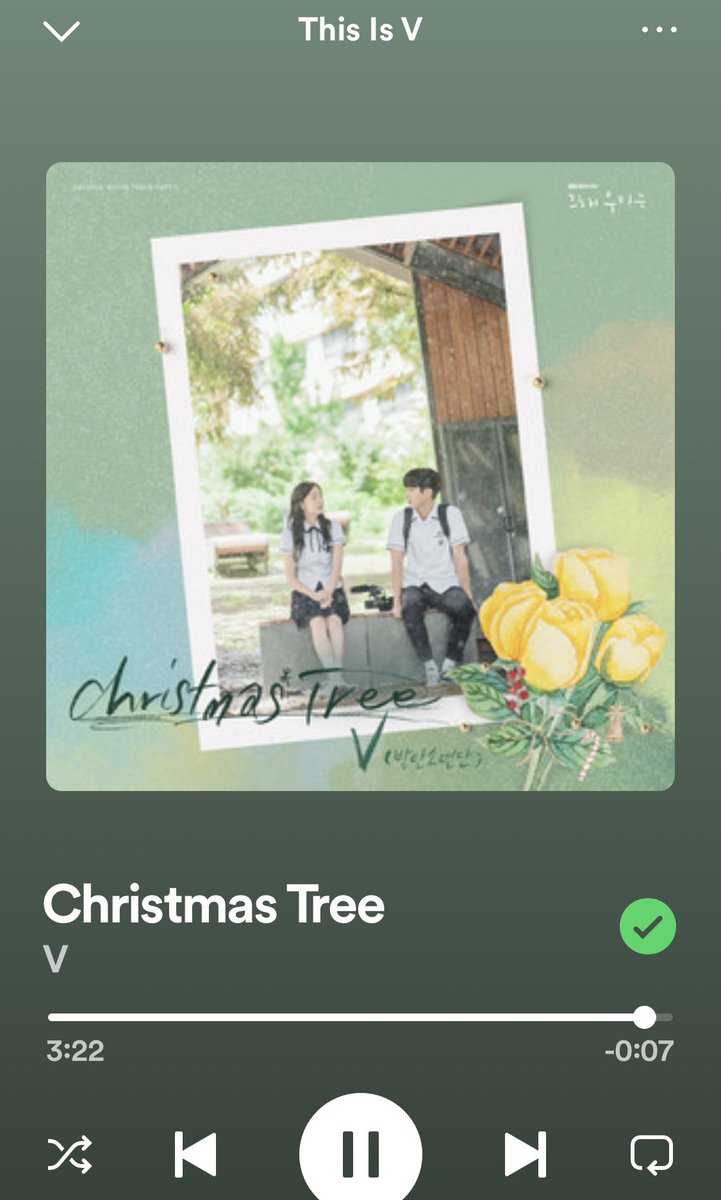 @streamfortaejpn < Spotify>
上から下までストリーミング🎧♡
This Is V 
♥︎ open.spotify.com/playlist/37i9d…

#V_FRIENDS  テテのFRIENDS
#WeLoveYouTaehyung
#V_ChristmasTree

open.spotify.com/track/0YV6ib5D…