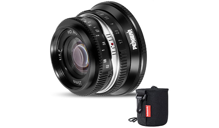 Just announced: new Pergear 25mm f/1.7 APS-C E lens - sonyalpharumors.com/just-announced…