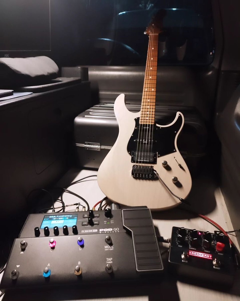 .@JackThammarat on the go with his Line 6 POD Go Wireless and custom Yamaha Guitars Pacifica. POD Go Wireless gets you on the road to ultimate tone via its ultra-portable and lightweight design, simple plug-and-play interface, and best-in-class tones. line6.com/podgo/
