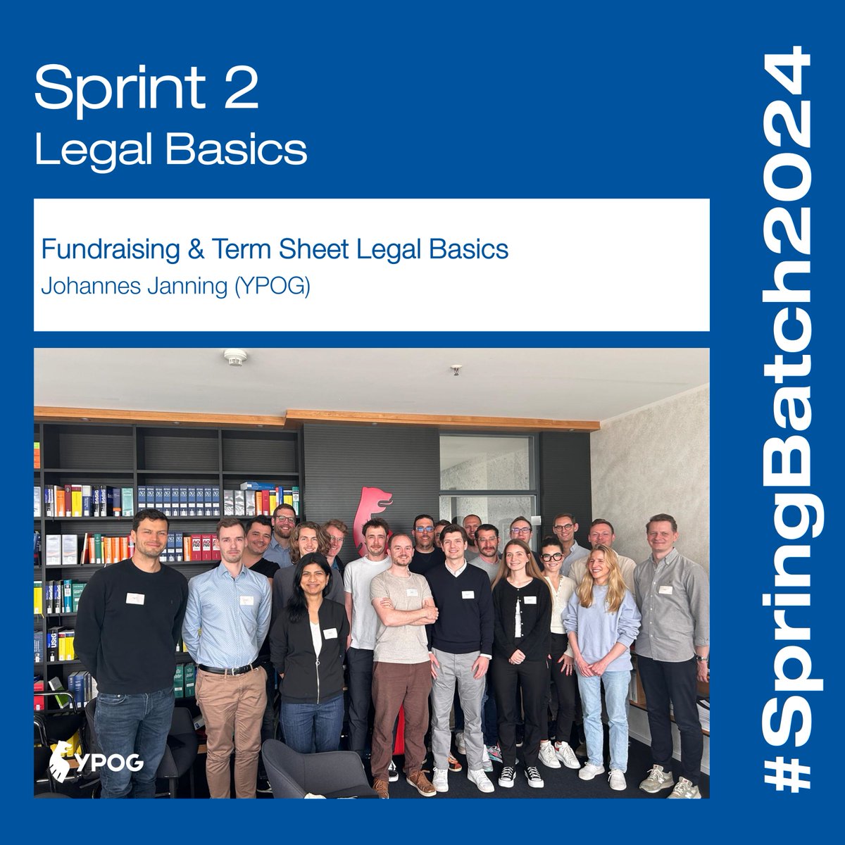 RWTHInnovation's tweet photo. The #SpringBatch2024 of our #RWTHIncubation Program completes #Sprint2 on "Legal Basics" | In different workshops, our 12 #startups took an in-depth look at legal essentials for new ventures.
Thanks to our partners YPOG, Orrick, Seitz &amp; STS Ventures for hosting us!
#ESCNRW @RWTH https://t.co/ZpzCZTtG8W