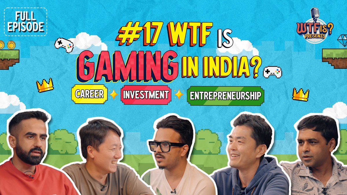 Just watched @nikhilkamathcio's podcast with @8bit_thug discussing how the Indian gaming market's global potential is untapped. Their insights on integrating cultural elements into game design are groundbreaking. #BuildingYouth #IndianEntrepreneurship #MakeInIndia…