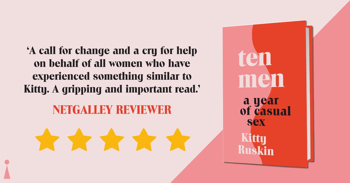 Kitty Ruskin's 'Bold and thought-provoking' (Glamour) debut memoir is a vital read. As one NetGalley reviewer describes, this is 'a cry for help on behalf of all women' and you won't want to miss it. Out now: bit.ly/TenMenHB