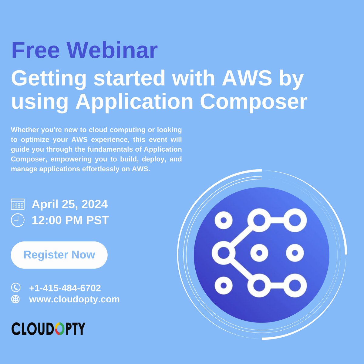 Join us for an insightful session on getting started with AWS using Application Composer. 📅April 25th, 2024 🕒 12pm PST meetup.com/big-data-ai-10… #cloudcomputing #cloudsecurity #cloudoptimization #cloudcomputingservices #cloudopty #webinar #freewebinar #AWS #applicationcomposer