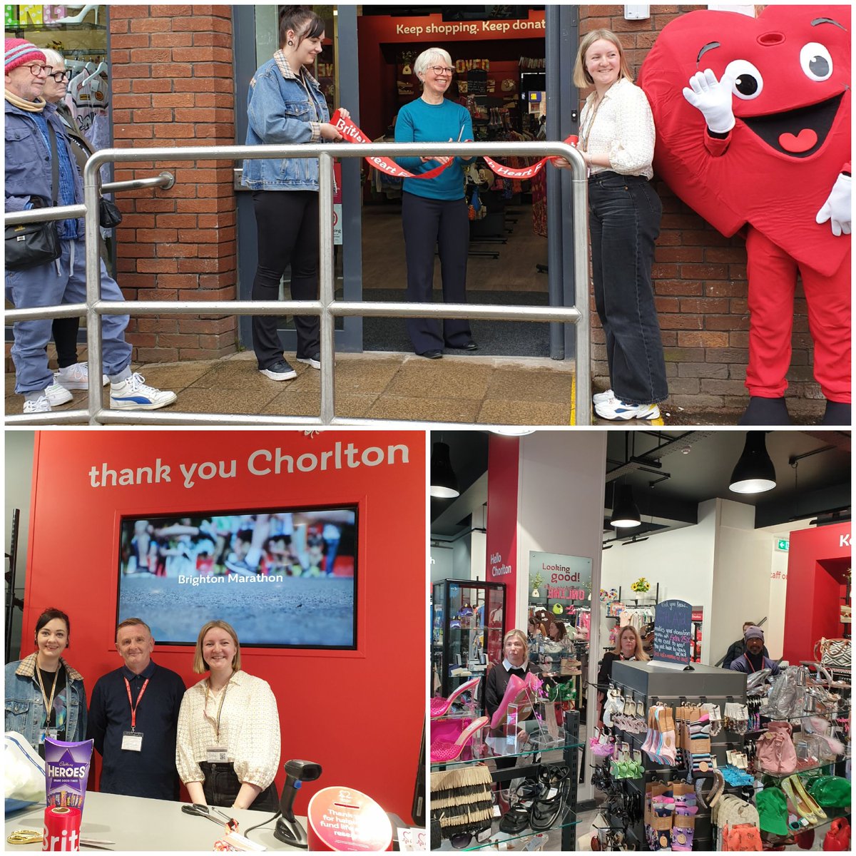 Great to meet staff and volunteers this morning as @TheBHF #Chorlton opens fab new store @chorltontraders @ChorltonPkLab