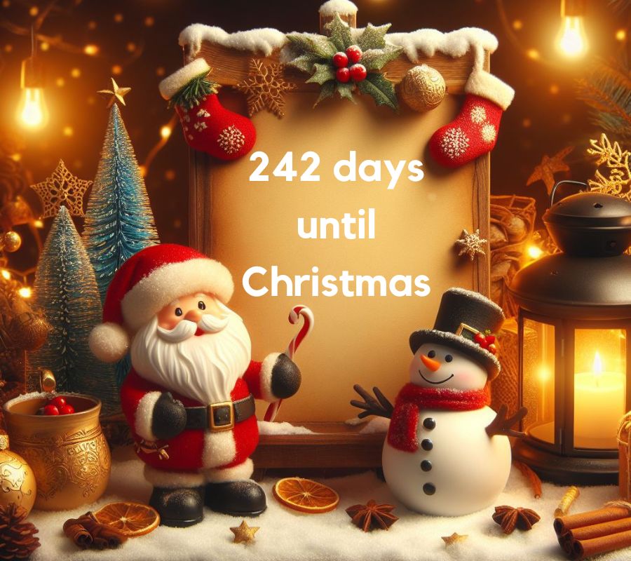 Let's get into that festive mood...

🎁🎄🎅242 days until Christmas 🎁🎄🎅

#christmasuk #xmas #christmascountdown #christmas #ilovechristmas #christmasuk #christmastime #ukchristmas