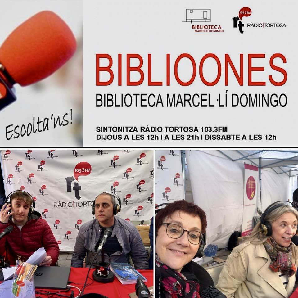 'Biblioones'! El programa de @radiotortosa Avui, estem emocionats de compartir amb vosaltres les entrevistes exclusives realitzades als nostres estimats autors locals durant la celebració de Sant Jordi En aquesta edició especial, reviureu els moments màgics i les converses