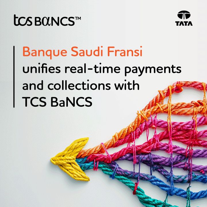 With deployment of TCS BaNCS for Payments across domestic & international #payments, Banque Saudi Fransi(@BSF_sa) delivers faster transactions for customers while nearly doubling the STP rate & strengthening its strategy of being a regional leader in BaaS. lnkd.in/eXzpAiCW