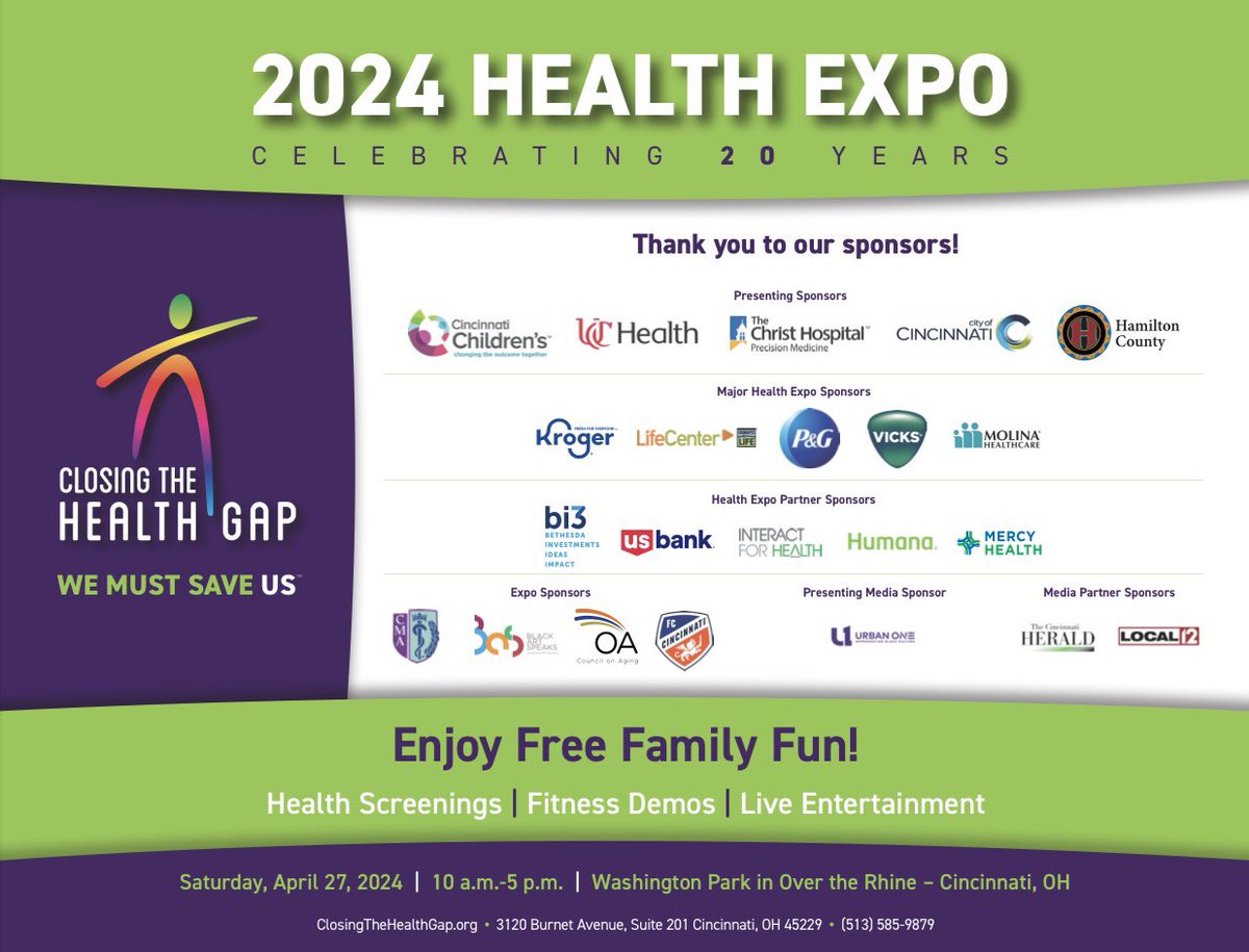 Today, we’re shining a spotlight on local businesses and organizations that are making a difference in bridging the health gap. Thank you for your dedication to our community’s well-being! 🙌🏾

#HealthGapExpo #HealthGap #Community #Sponsors