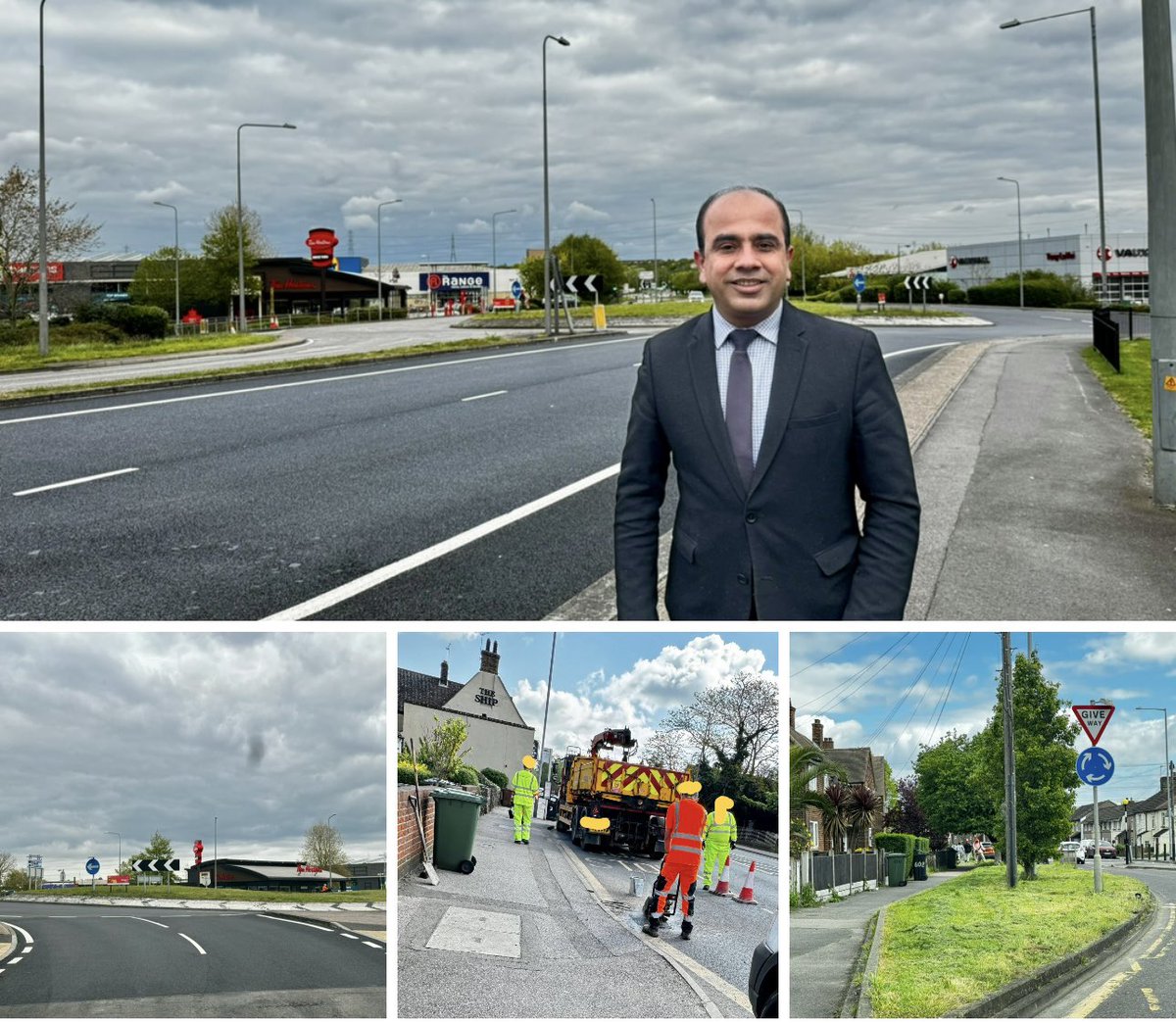 #MoreImprovements 

Another section of West Thurrock Way resurfaced. Potholes are being refilled & grass verges trimmed regularly in different areas of #Purfleet-on-Thames, #WestThurrock & #SouthStifford. 

#CllrQaisarAbbas #MakingThingsBetter