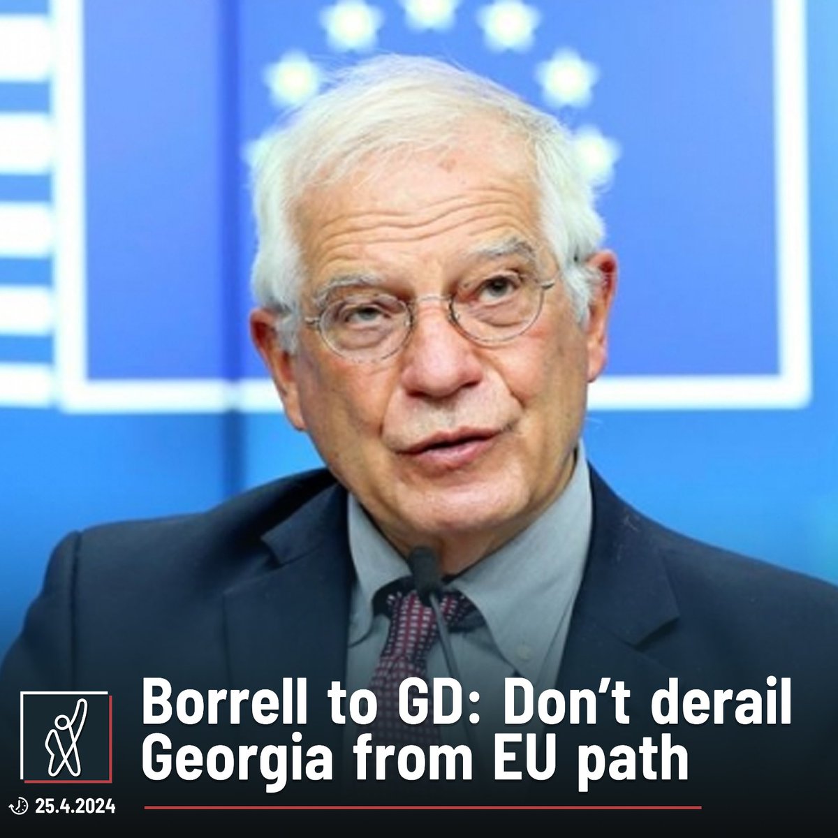 “We have seen impressive scenes from Georgia last year already. Citizens of all ages holding Georgian and European flags showing their strong attachment to democracy, to our shared European values and to Georgia’s path towards the European Union. At the time, the ruling party and