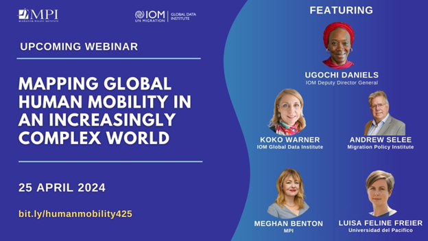 Understanding the rapidly evolving nature of global mobility remains a challenge. Join today's Webinar, where IOM's Deputy Director General & experts delve into the complexities of global #humanmobility in an increasingly complex world. 📅Register now: bit.ly/3UlwRSc