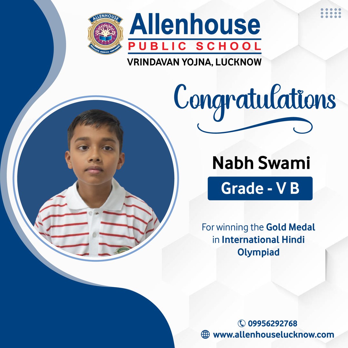 📷'Just clinched Gold at the International Hindi Olympiad!' 📷
…nhouselucknow.admission-enquiries.com/Site/Admission…
#GoldMedal #HindiChampion #AllenHousePublicSchool #allenhousepublicschoollucknow #Allenhousegroup #bestschoolinindia #BestCBSESchoolinup #admissionsopen #Bestschoolinlucknow #Top10School