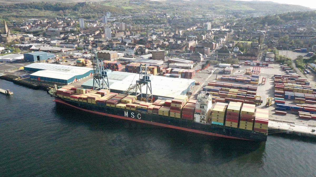 The Port of Greenock has secured a new weekly deep sea container service that will directly connect Scotland to the Mediterranean market of Turkey. inverclydenow.com/new-link-with-…