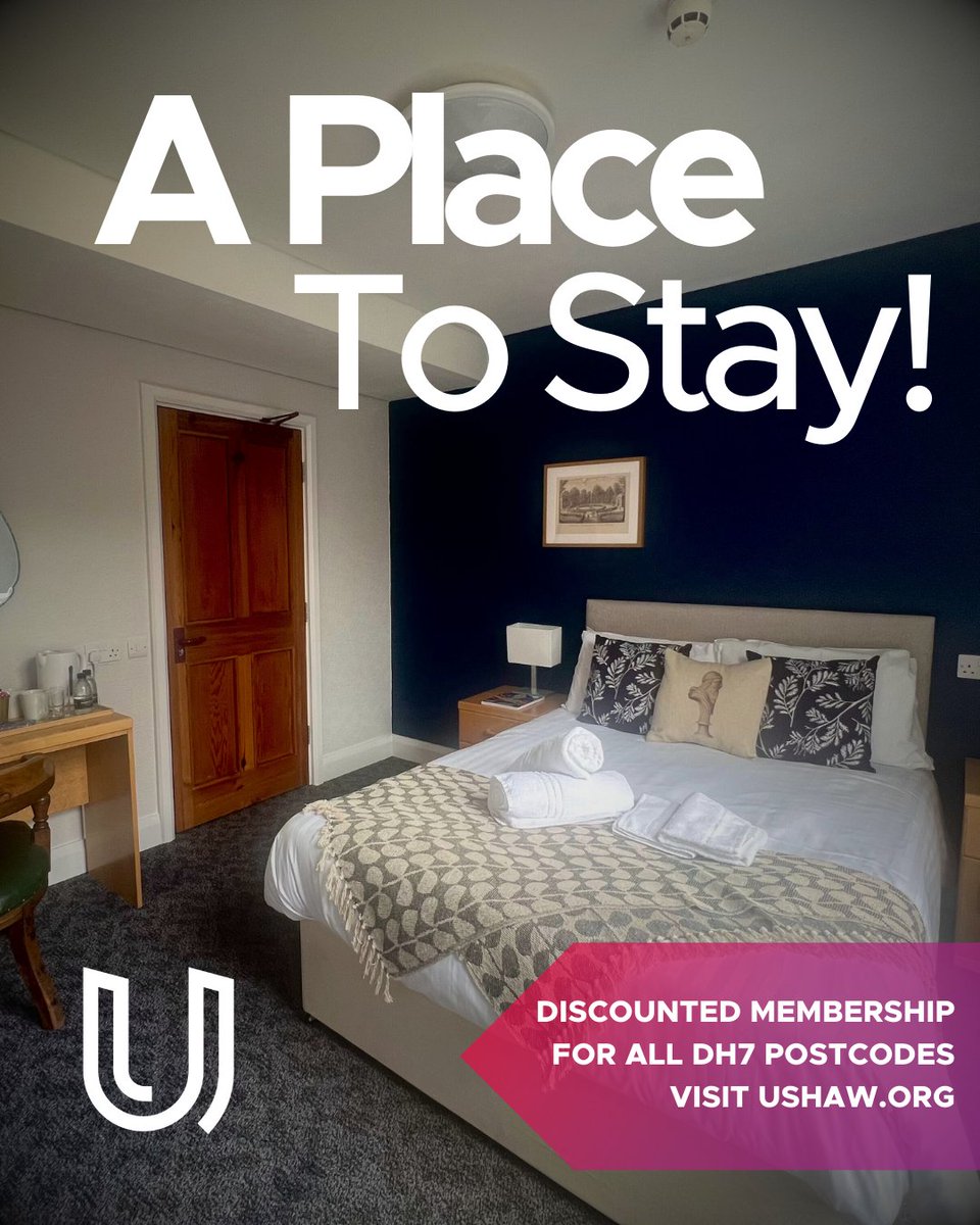 Did you know Ushaw members get an exclusive 10% off all B&B stays? 🛏️ So if you have family/friends visiting this Summer, but no space for them to stay we’re here to help 😉 Get your pass today: bit.ly/UshawMembershi… #UshawForAll #DH7Heaven #NorthEast #Durham