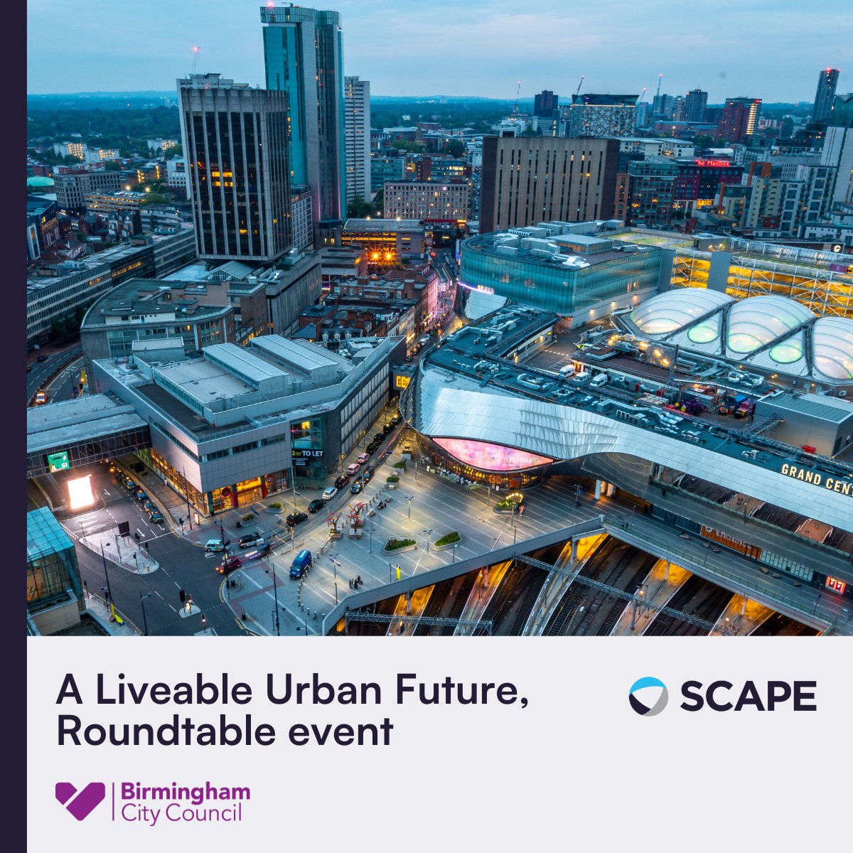 It was fantastic to support Birmingham City Council with their 'Liveable Urban Future' roundtable event last week. The event explored Birmingham City Council's 'Our Future City' plan, a comprehensive development framework set to guide the city's progress through 2040.