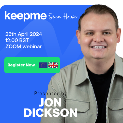 🚨 Last chance to register! 

Curious about the Keepme platform but not yet ready for a 1-2-1 demo call? Jon Dickson has you covered with the Open House Session he is hosting tomorrow.

Register now 👉 eu1.hubs.ly/H08LkkR0

#FreeWebinar #AIRevolution #Innovation #Technology