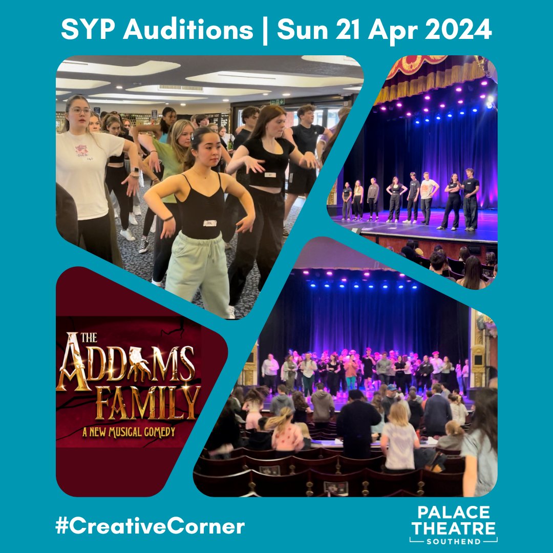 🖤 On Sunday we held our Summer Youth Project auditions for The Addams Family 🖤 It was a busy day of singing, dancing, acting, and very tough decisions for our Creative Team. A huge WELL DONE and thank you to everybody who took part! 👏 #creativecorner #southend #theatre