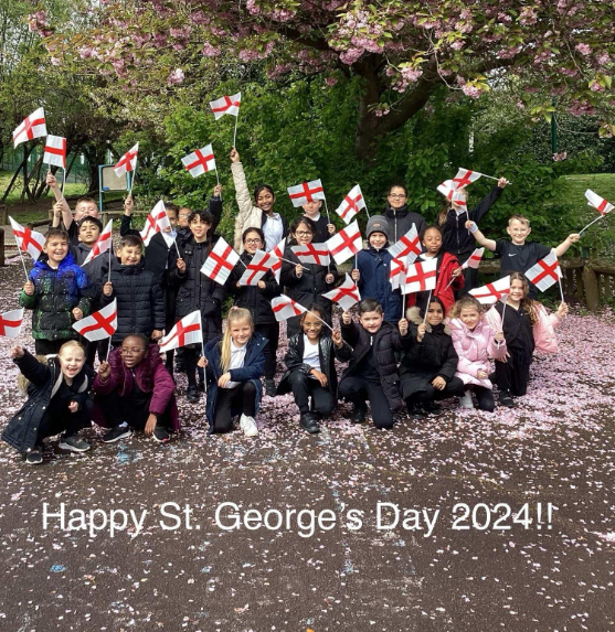 hogarthlead's tweet photo. Celebrating St Georges Day https://t.co/I1oEyoYuSL