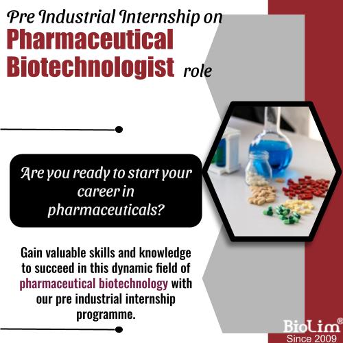 Want to prepare yourself with relevant skills for being a technologist in the Pharmaceutical field?
BioLim's online internship on pharmaceutical biotechnologist is the best option to choose.

Click to know more about the programme: 
biolim.org/programmes/int…

#onlineinternship