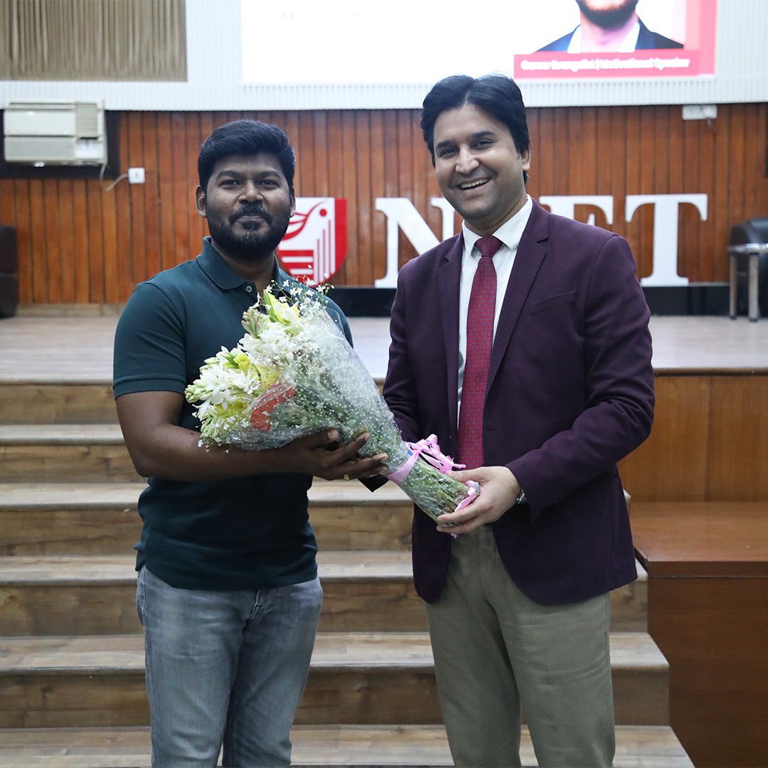 niet_grnoida's tweet image. NIET Ecell hosted a captivating PEP TALK with Joshua David M D, Career Evangelist &amp;amp; Motivational Speaker. Invigorating NIETians with profound insights and motivation, fostering their career ambitions and personal growth.
#NIET #NIETgreaternoida #Ecell #PEPTALK #Motivation