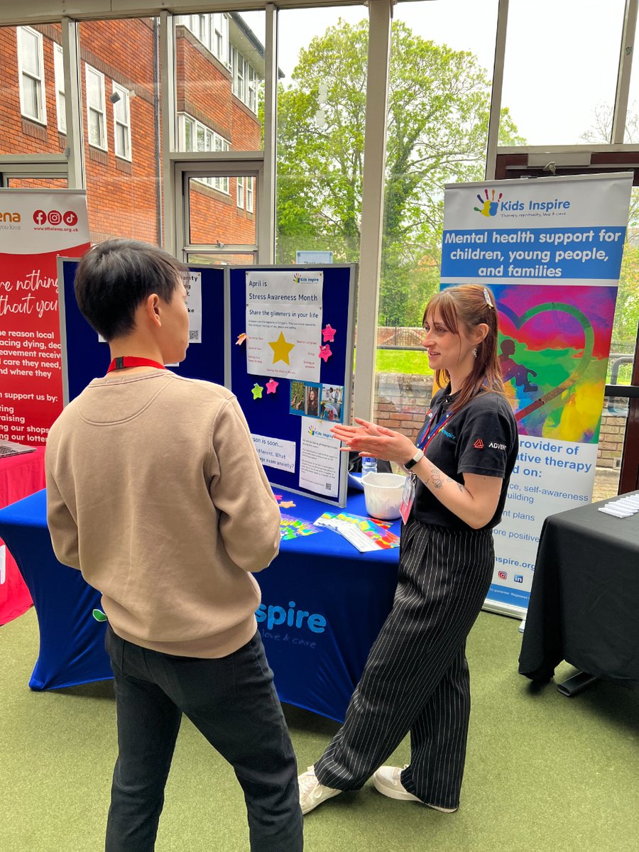 Yesterday we attended Colchester Sixth Form's Charity Awareness Day! We engaged in meaningful conversations with staff and students about the work we do, looking after yourself during exam season, glimmers and TikTok! A lovely event shared with other wonderful charities too.