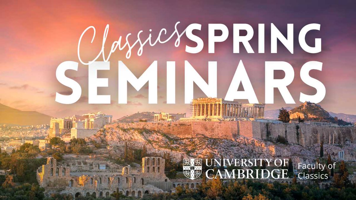 Looking to start 'reading around your subject' for your university application later this year or next year? Join us for these Classics Spring Seminars designed to kick-start your journey into learning more about the ancient world. tickettailor.com/events/faculty…