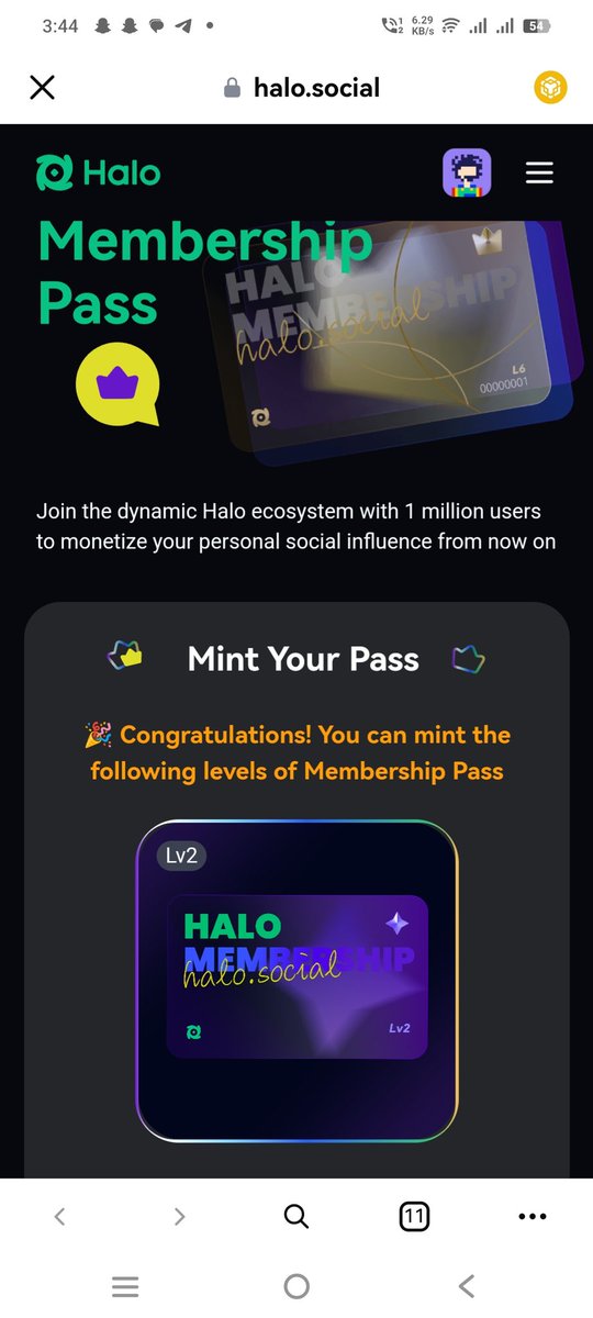 CryptoMnst's tweet photo. @HaloDotSocial Lv2 https://t.co/AZevjZdxZ0