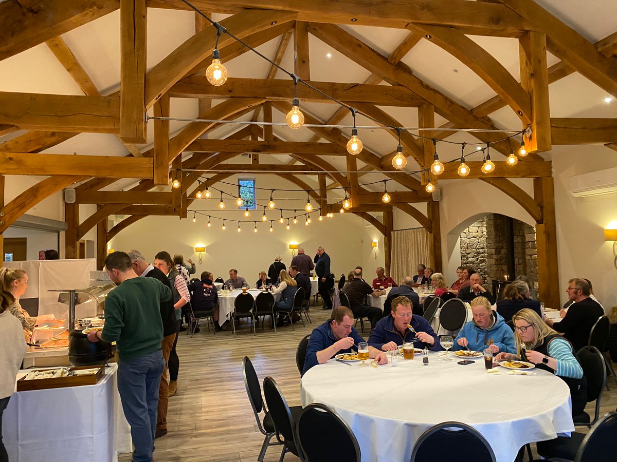 What a lovely evening we had on Tuesday in Threshfield where some 60 farming folk came together for 'Supper On Us' with @YorkshireYFC @FutureFarmerYAS and our Yorkshire Rural Support Network. We hope everyone who joined us enjoyed an off-farm catch up. It was great to see you!