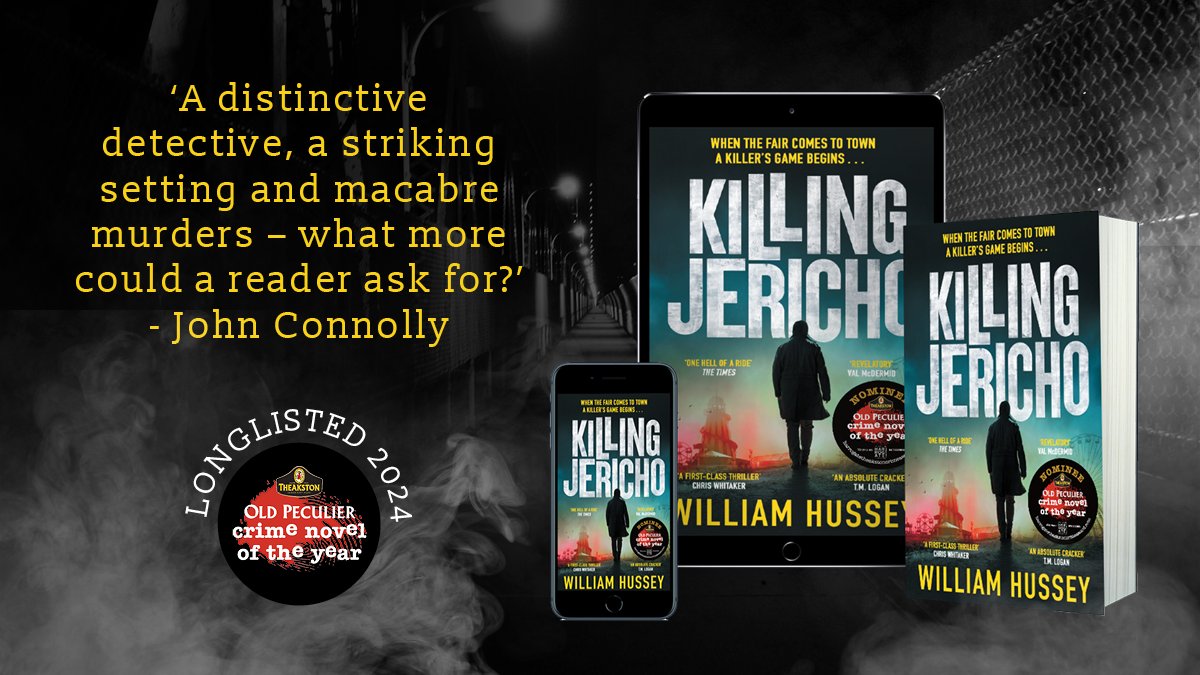 In ‘Killing Jericho’ @WHusseyAuthor introduces Scott Jericho, a disgraced detective forced to confront his past & crime fiction’s first ever Traveller detective. Find out more about the 📕& vote now🗳️ bit.ly/TheakstonsAwar… #TheakstonsAwards @Theakston1827 @bonnierbooks_uk