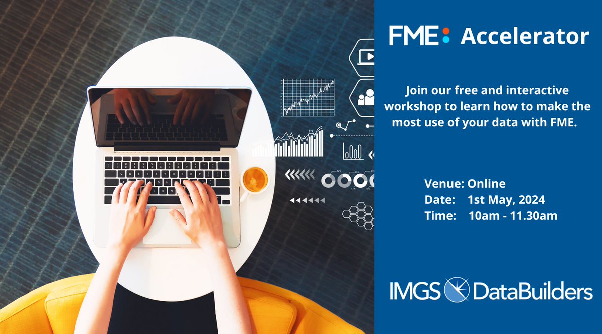 Dive into the world of #dataintegration with our free #FME Accelerator workshop on May 1st, 10am-11:30am: zurl.co/NeL8 . Perfect for beginners & those refreshing their FME skills. Learn to automate workflows & harness the power of your data effortlessly @SafeSoftware