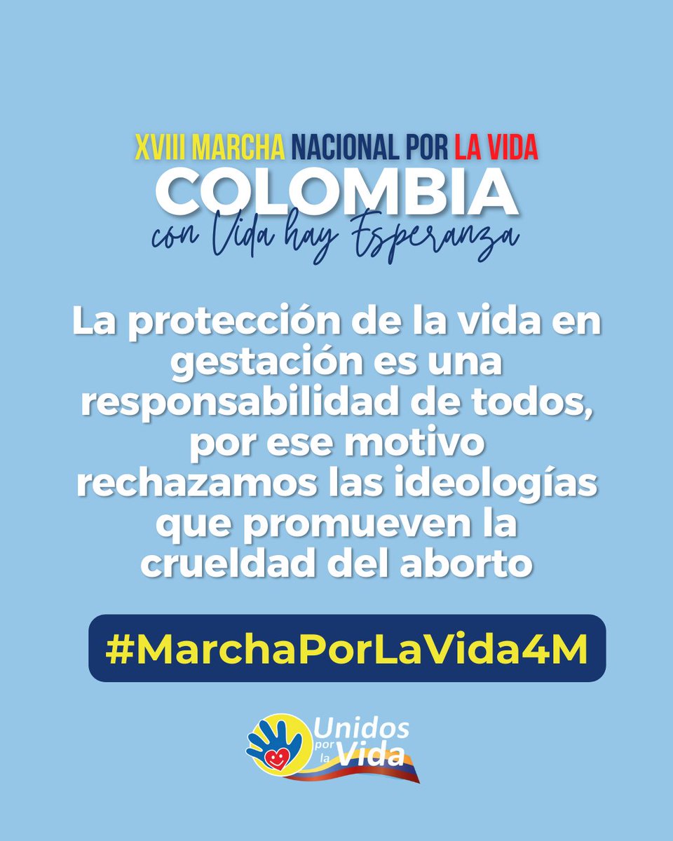 Ayudemos a las mujeres embarazadas #MarchaPorLaVida4M  #ConVidaHayEsperanza 
Protejamos la vida #SiALaVida