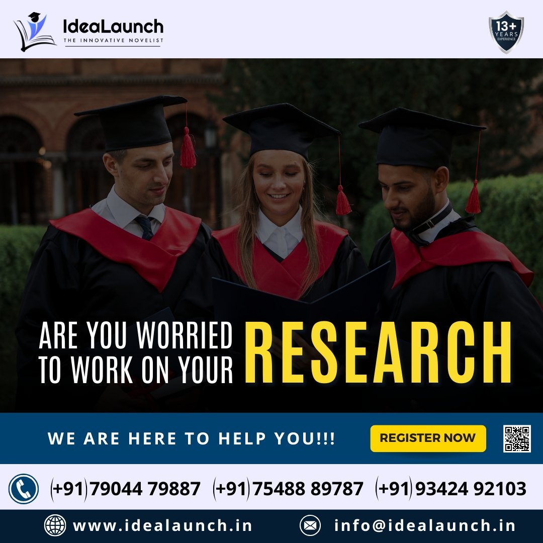 ARE YOU WORRIED TO WORK ON YOUR RESEARCH - IdeaLaunch

Website: idealaunch.in/service/resear…

#research #researchers #researchpaper #researchwriting #PhD #phdlife #phdjourney #phdstudent #phdresearch #phdcandidate 
#research #researchers #researchpaper #researchwriting  #Idealaunch