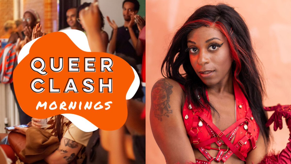 Our last #QueerClashMornings session with @razecollective will be online. Join from anywhere in the world to connect with queer creatives + freelancers! 🌟Guest artist: Symoné 🗓️Thu 9 May, 11am-1pm 💻BSL interpreted 🎟️ Book your free ticket: buff.ly/3Uu3ygC