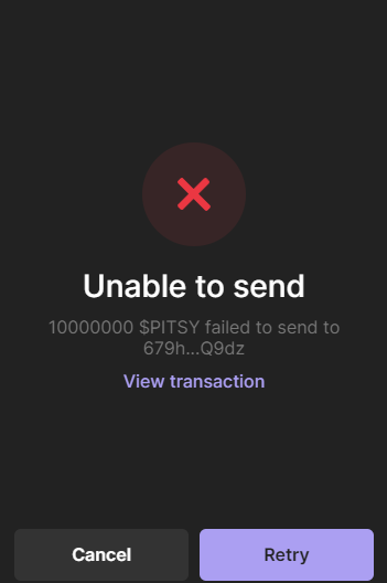 PitsySol's tweet photo. Due to network congestion, token distribution cannot be completed at this time. Therefore, we need to wait until the network congestion is resolved. Please be patient until the second announcement. We are unable to process any transactions due to the overall network congestion. https://t.co/tOII07vR4e
