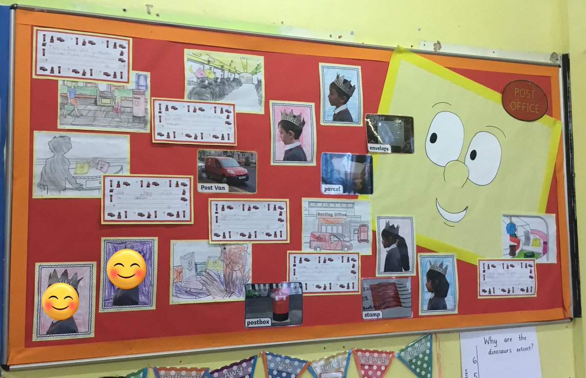 SJC_Infants's tweet image. The children in #SJCR5 have been learning about the Post Office this week. Look at our fantastic classroom display! We loved learning the story of Lenny the Letter! ✉️📦📮 #SJCInfants #SJCReception