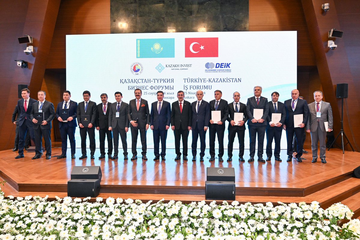 Kazakistan Başbakanı Sayın Oljas Bektenov ile TOBB, DEİK ve Kazakh Invest organizasyonuyla düzenlenen Türkiye-Kazakistan 13. Dönem Karma Ekonomik Komisyon (KEK) Toplantısı kapsamında Türkiye-Kazakistan İş Forumunu gerçekleştirdik. Dost ve kardeş ülke Kazakistan ile Sayın
