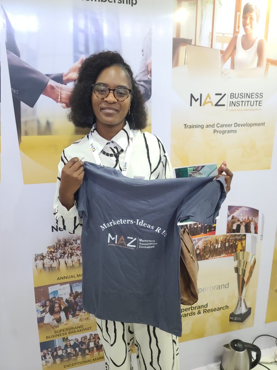 Thank you for stopping by our stand at ZITF. We appreciate you signing up and renewing your membership. Let's embark on a journey of marketing excellence together. #MAZatZITF #ZITF2024