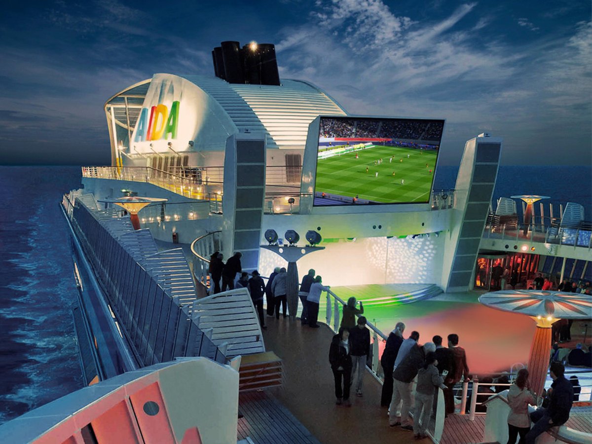 In genau 50 Tagen ist es soweit, dann ist ganz Deutschland im #Fussball  #EM-Fieber und wir zeigen alle Paarungen der #UEFA EURO 2024™ live an Bord. Dazu gibt es tolle #AIDA Tippspiele und eine Kooperation mit Coca-Cola, mehr unter t1p.de/xh6bd
