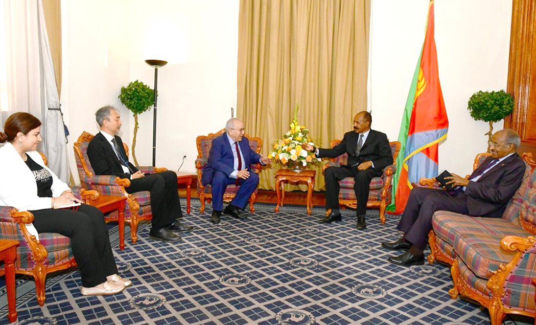 I was honoured to meet H.E. President of Eritrea Isaias Afwerki who shared with me his vision of the peace-making in Sudan. He expressed strong support to the efforts of the UN Secretary General and to the role of his Personal Envoy.
