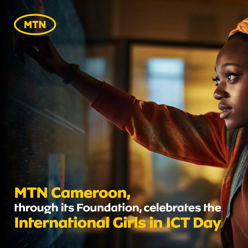 Happy International Girls in ICT Day! At @MTNFoundation, we celebrate all the amazing young girls and women rocking the tech world. Your passion & drive for the STEM fields inspire us. Let's keep bridging the gender gap in ICT! #DoingForTomorrowToday