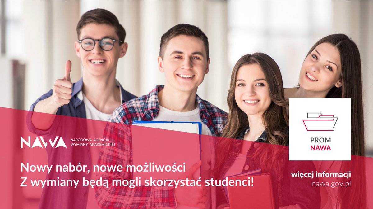 🚢 Po długiej przerwie rusza kolejna edycja programu PROM – krótkookresowa wymiana akademicka! 🎓 Od 2024 roku po raz pierwszy z wymiany stypendialnej będą mogli skorzystać studenci studiów I i II stopnia. ℹ️ nawa.gov.pl/nawa/aktualnos… app.socialpilot.co/dashboard#