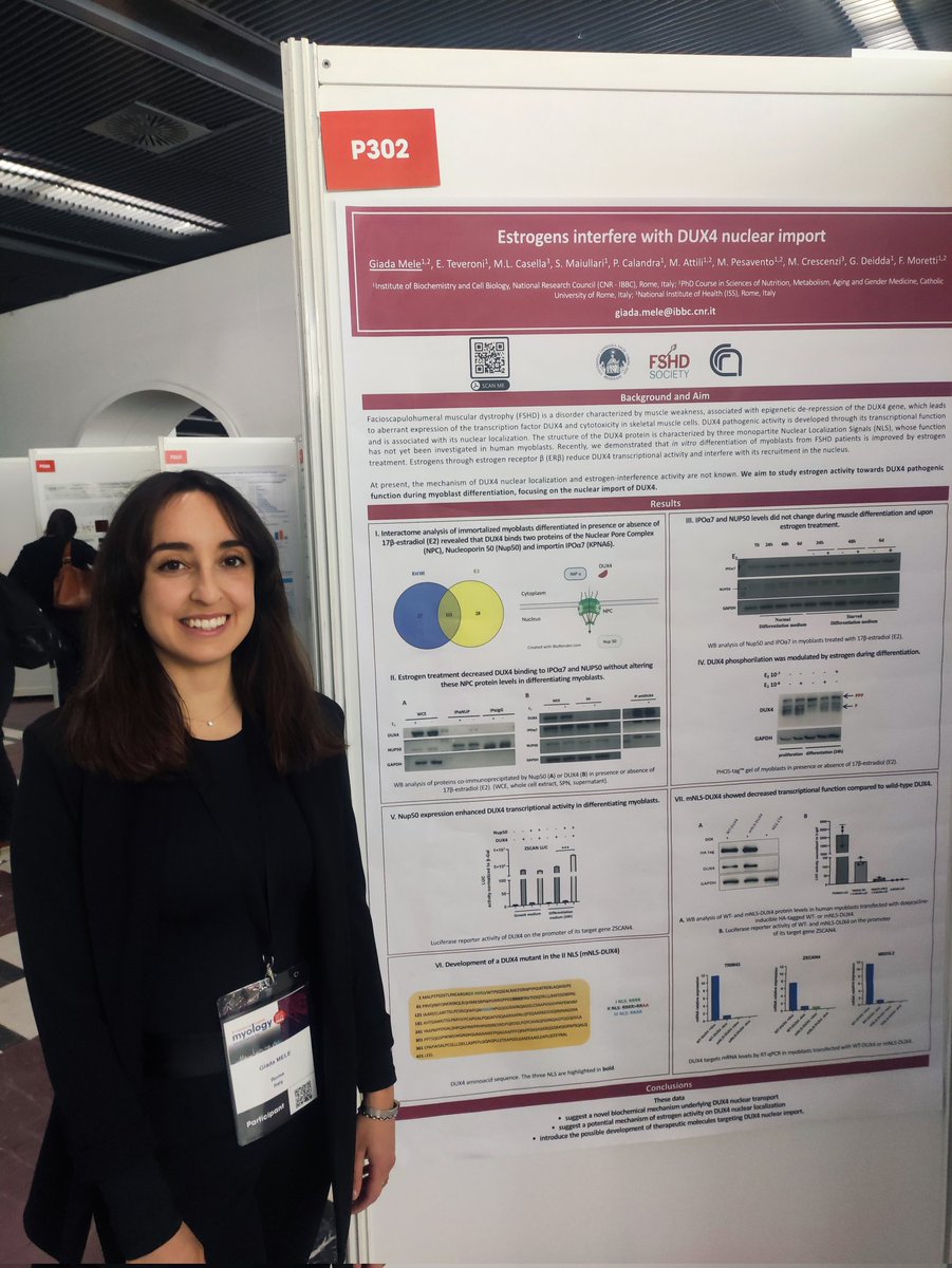 So happy to share my data at the International Congress of Myology in Paris #MYOLOGY2024 #AFMTelethon #FSHD 🇫🇷🔬🧬📊