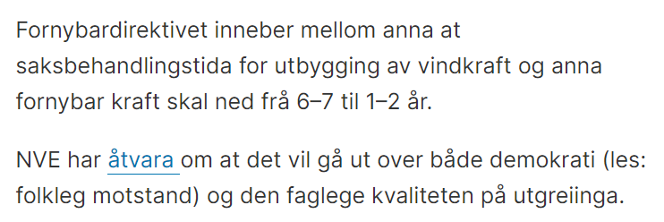 Nei til Fornybardirektivet! Nei til EUs fjerde energimarkedspakke! Sett ned foten og bruk vetoretten, dersom EU ikke senker pekefingeren av seg selv. #dax18 
bt.no/btmeninger/kom…