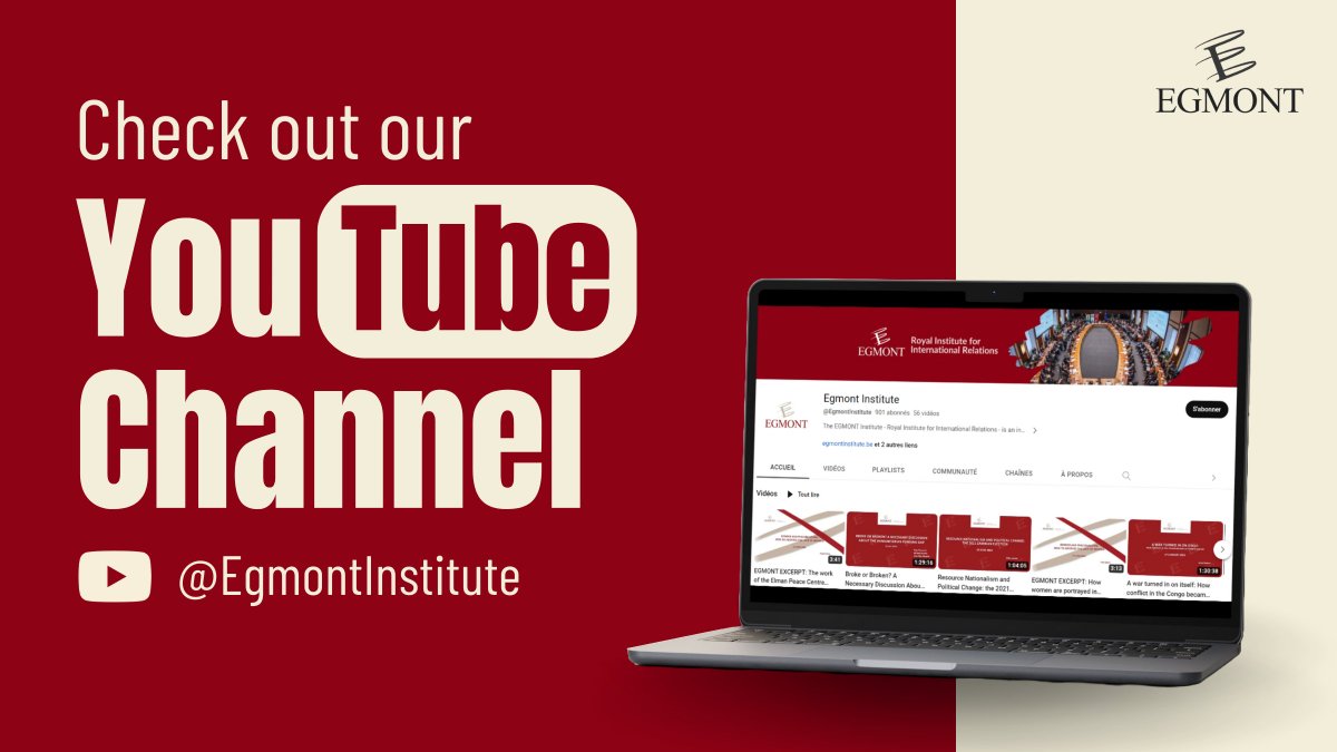 Interested to learn more about International Relations, EU policies, and Europe’s position in the world? Check out our webinars on YouTube! #internationalrelations #thinktank youtube.com/c/EgmontInstit…