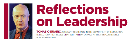 In the April issue of Leadership+ Tomás Ó Ruairc's piece 'Reflections on Leadership' is available to view here👉bit.ly/49R4gJ9