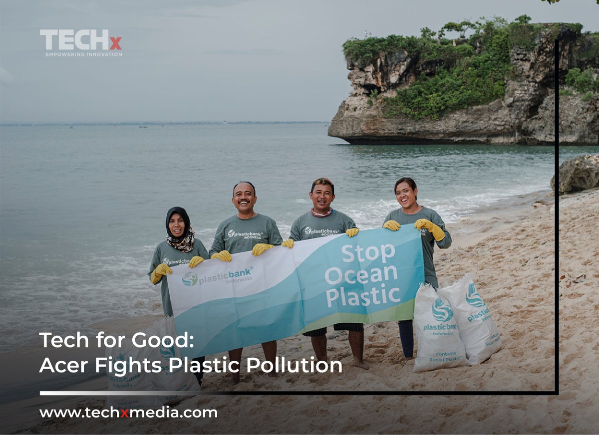 🌍🔄 #Acer joins Plastic Bank to tackle plastic pollution, pledging to recycle 50 tons of plastic waste in 2024. Learn how they're making a difference for a #PlasticFreeFuture! ♻️ #Sustainability 
Read more: techxmedia.com/acer-partners-…